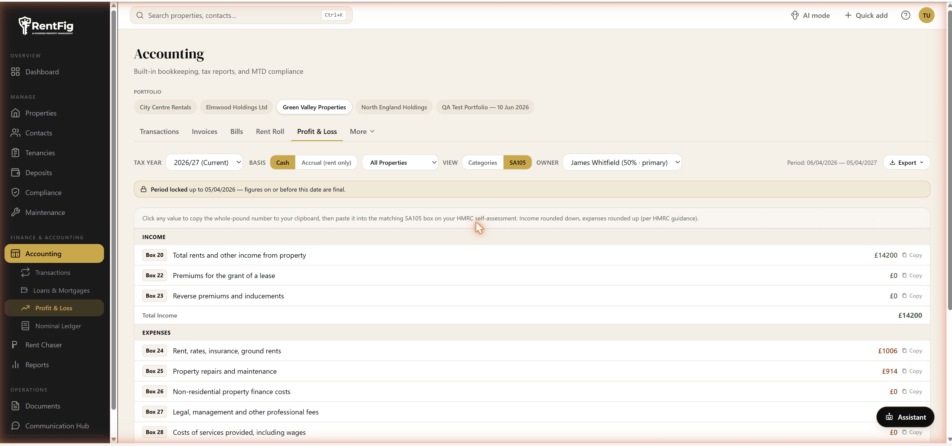 Landlord Accounting & Tax screenshot